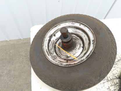 Set Of Wheels And Tires For a Taylor Dunn Stepsaver 3 Wheel Electric Cart Foam