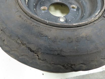 Set Of Wheels And Tires For a Taylor Dunn Stepsaver 3 Wheel Electric Cart Foam