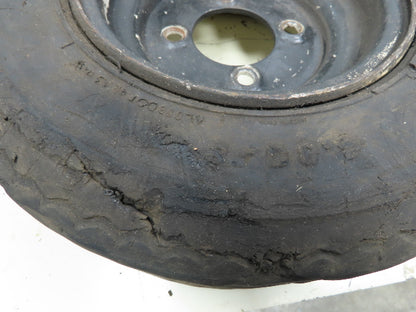Set Of Wheels And Tires For a Taylor Dunn Stepsaver 3 Wheel Electric Cart Foam
