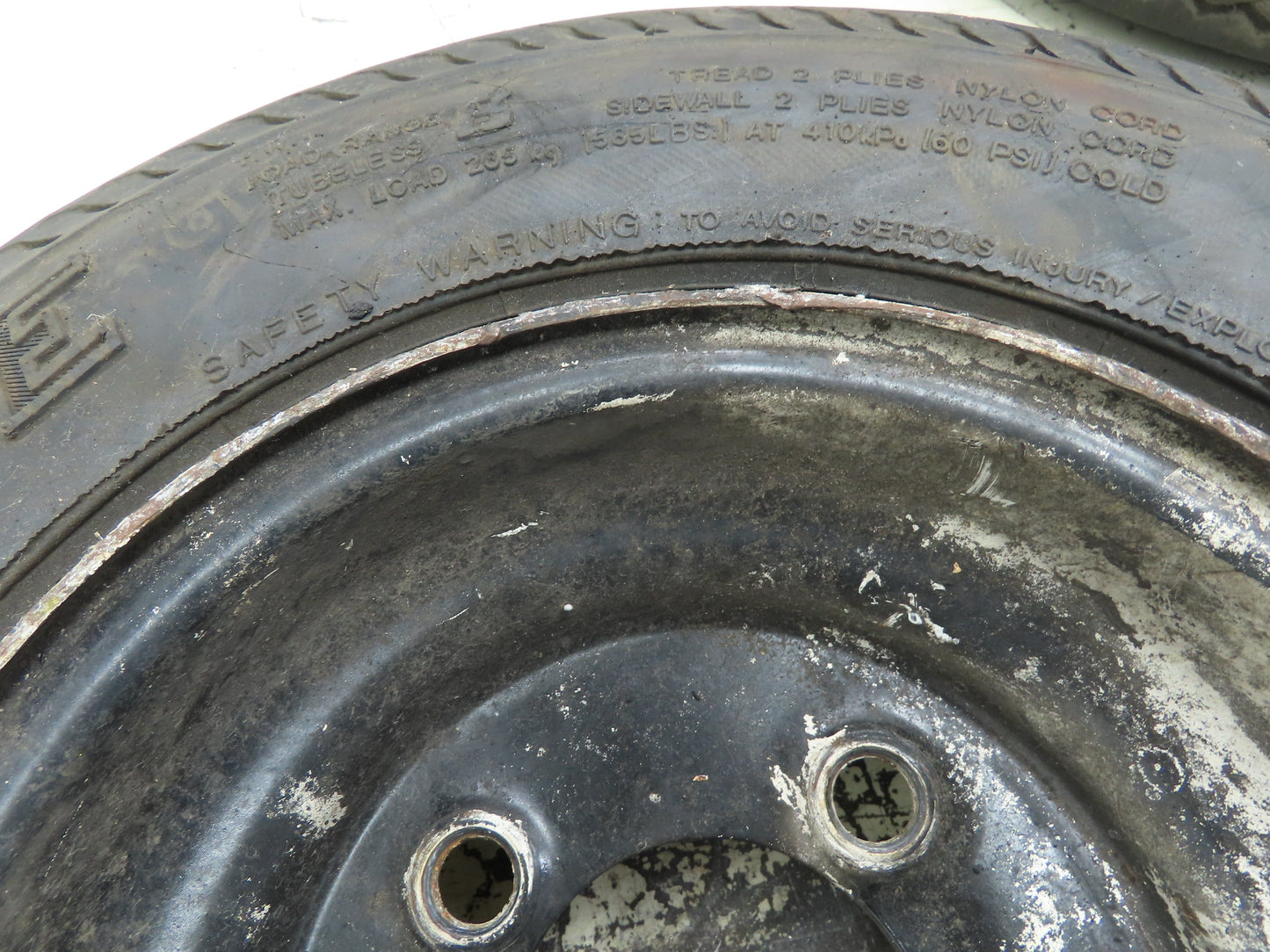 Set Of Wheels And Tires For a Taylor Dunn Stepsaver 3 Wheel Electric Cart Foam