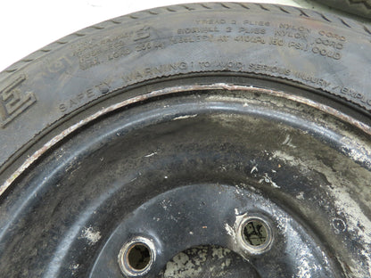 Set Of Wheels And Tires For a Taylor Dunn Stepsaver 3 Wheel Electric Cart Foam