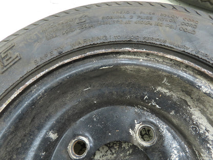 Set Of Wheels And Tires For a Taylor Dunn Stepsaver 3 Wheel Electric Cart Foam