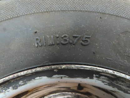 Set Of Wheels And Tires For a Taylor Dunn Stepsaver 3 Wheel Electric Cart Foam