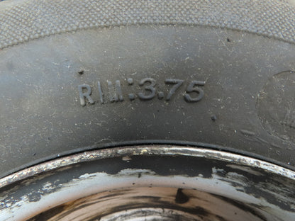 Set Of Wheels And Tires For a Taylor Dunn Stepsaver 3 Wheel Electric Cart Foam