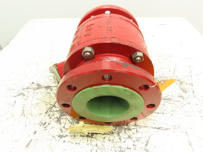 WKM DynaSeal 350 Lined 3Pc Ball Valve 4" Flanged 8-Bolt