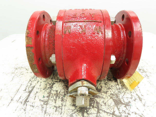 WKM DynaSeal 350 Lined 3Pc Ball Valve 4" Flanged 8-Bolt