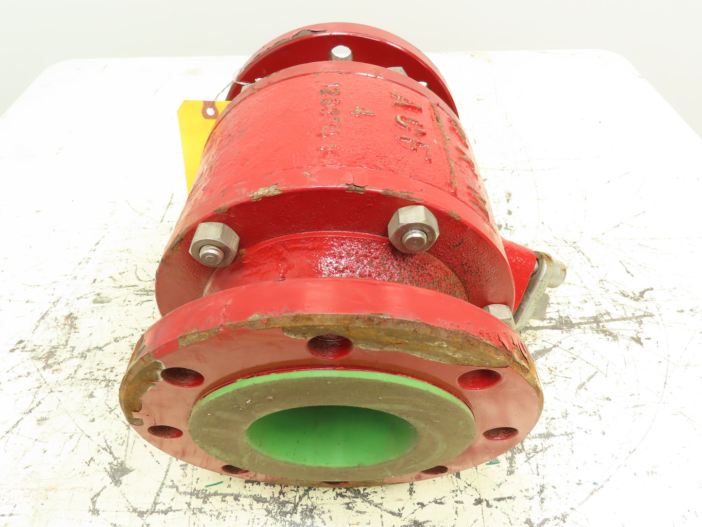 WKM DynaSeal 350 Lined 3Pc Ball Valve 4" Flanged 8-Bolt