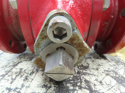 WKM DynaSeal 350 Lined 3Pc Ball Valve 4" Flanged 8-Bolt