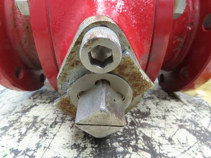 WKM DynaSeal 350 Lined 3Pc Ball Valve 4" Flanged 8-Bolt