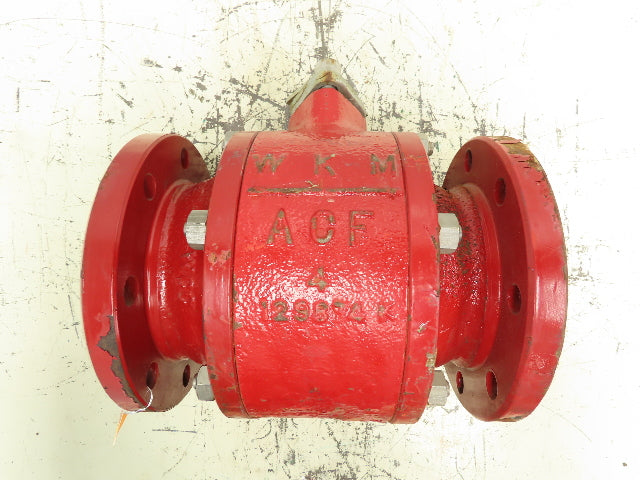 WKM DynaSeal 350 Lined 3Pc Ball Valve 4" Flanged 8-Bolt