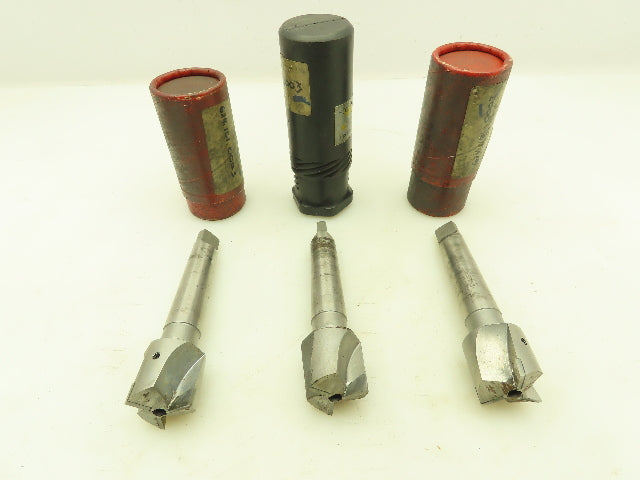 LRTS 624-101-0003 Morse Taper No 3 Carbide Milling Tool 1.5" Lot of 3