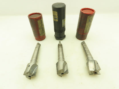 LRTS 624-101-0003 Morse Taper No 3 Carbide Milling Tool 1.5" Lot of 3