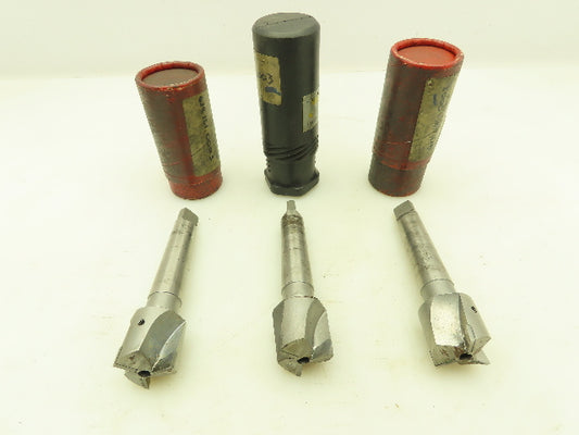 LRTS 624-101-0003 Morse Taper No 3 Carbide Milling Tool 1.5" Lot of 3