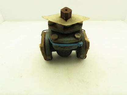 Dow Poly Lined Chemical Ball Valve 1" Flanged 125#