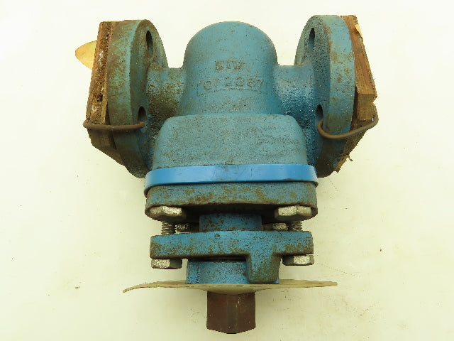 Dow Poly Lined Chemical Ball Valve 1" Flanged 125#
