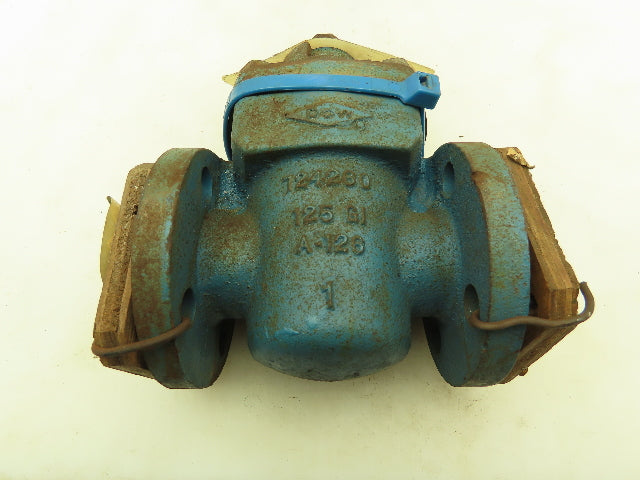 Dow Poly Lined Chemical Ball Valve 1" Flanged 125#