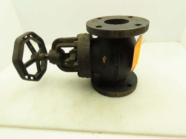 Lunkenheimer 1123 Cast Iron 3" Flanged Globe Valve Class 125 Manual Handwheel
