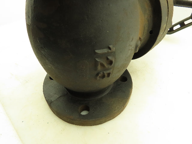 Lunkenheimer 1123 Cast Iron 3" Flanged Globe Valve Class 125 Manual Handwheel