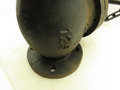 Lunkenheimer 1123 Cast Iron 3" Flanged Globe Valve Class 125 Manual Handwheel