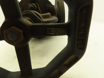 Lunkenheimer 1123 Cast Iron 3" Flanged Globe Valve Class 125 Manual Handwheel