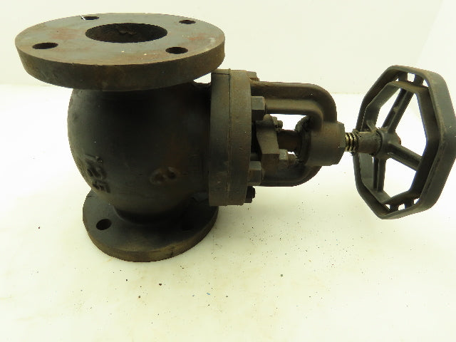 Lunkenheimer 1123 Cast Iron 3" Flanged Globe Valve Class 125 Manual Handwheel