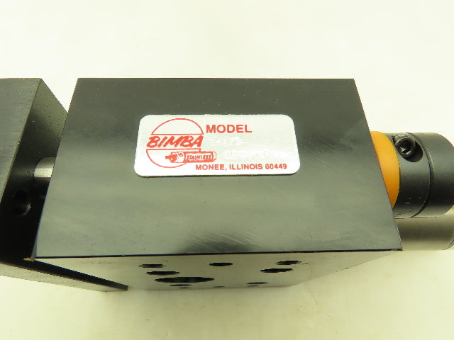 Bimba T-174 Pneumatic Ball Bearing Linear Thruster Actuator 4" Stroke