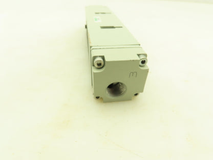 ASCO Numatics 239-2229 Pneumatic Valve Exhaust Block Sandwich Manifold 3/8" NPT
