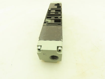 ASCO Numatics 239-2229 Pneumatic Valve Exhaust Block Sandwich Manifold 3/8" NPT