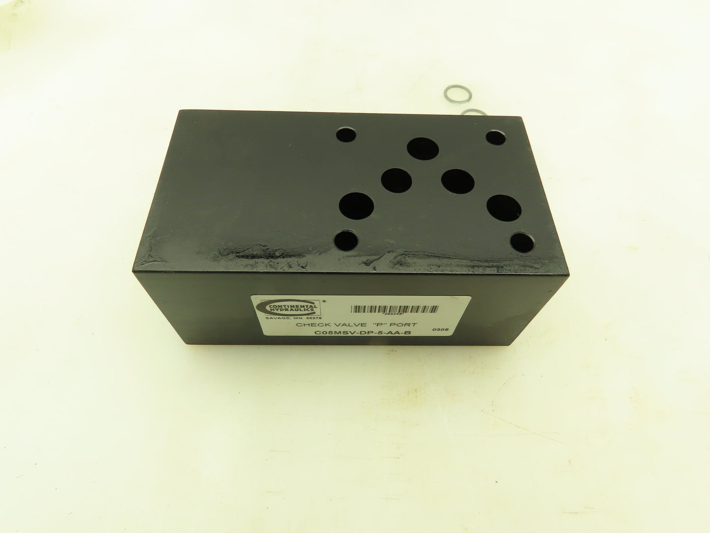 Continental C05MSV-DP-5-AA-B Hydraulic Modular Check Stack Valve P Port 3000 PSI