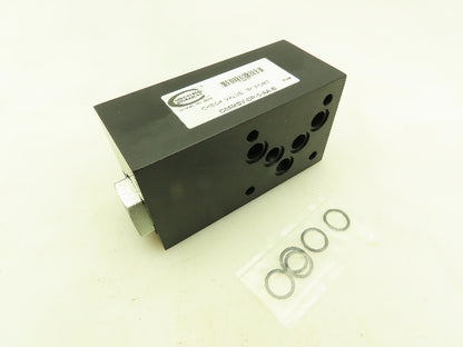 Continental C05MSV-DP-5-AA-B Hydraulic Modular Check Stack Valve P Port 3000 PSI