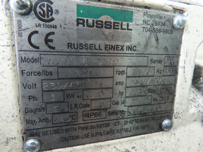 Russell 17240 Finex Compact Sieve 20" Vibratory Screen Sifter