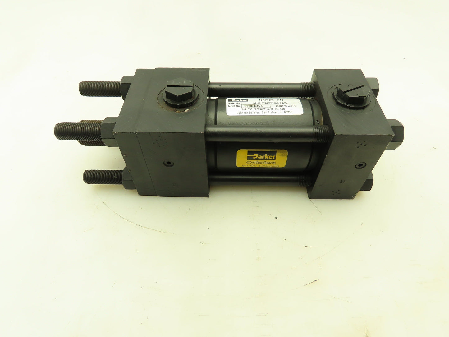 Parker 02.00CTB2HT18AC2.00 Hydraulic Tie Rod Cylinder 2" x 2" 3000 PSI 2H Series