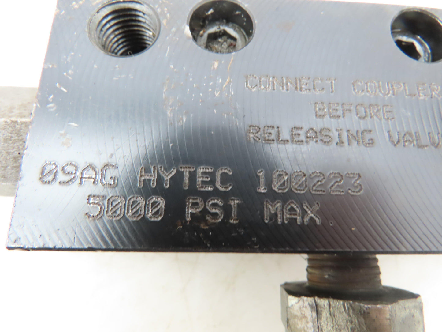 Hytec 100223 Single-Acting  Hydraulic Manual Pallet Valve 5000 PSI