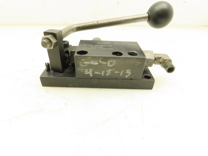 Hytec 100223 Single-Acting  Hydraulic Manual Pallet Valve 5000 PSI