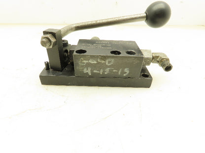 Hytec 100223 Single-Acting  Hydraulic Manual Pallet Valve 5000 PSI