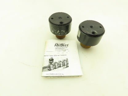 FasTest FI443UR Pneumatic Internal Connector Leak Test Sealing 1/8" NPT Lot Of 2