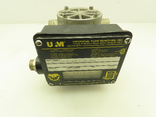 Universal Flow Monitors LL-ABMSB1GM-3L-32V1.0-A1NR-PC5 Flow Rate 1 GPM