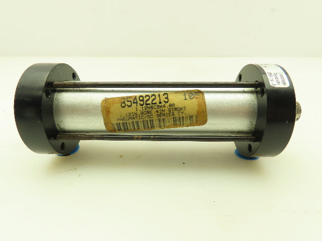 Schrader Bellows 85492213 Double Acting Air Cylinder Pneumatic 4 x1-1/8" 250 PSI