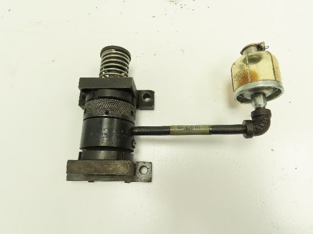 ACE Controls A3/4X1S Adjustable Shock Absorber 1" Stroke 4-Bolt Base w/ Oiler