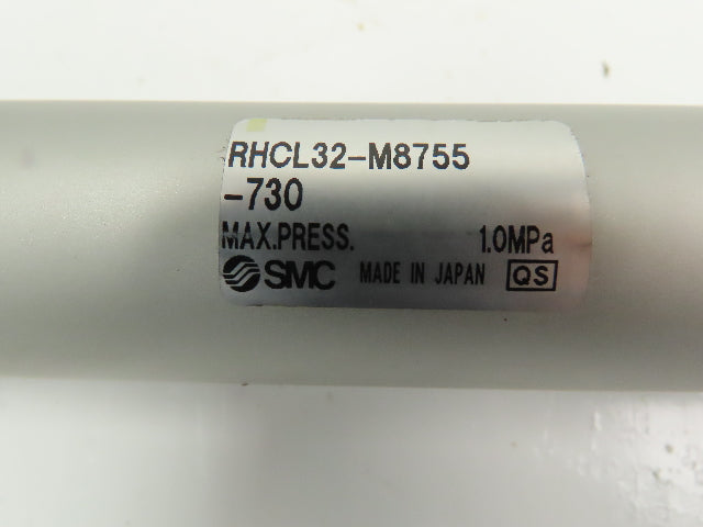 SMC RHCL32-M8755-730 High Power Pneumatic Air Cylinder 32mm x 730mm Foot Mount