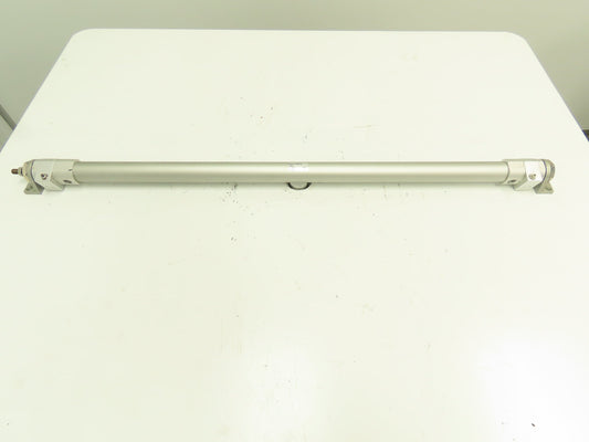 SMC RHCL32-M8755-730 High Power Pneumatic Air Cylinder 32mm x 730mm Foot Mount
