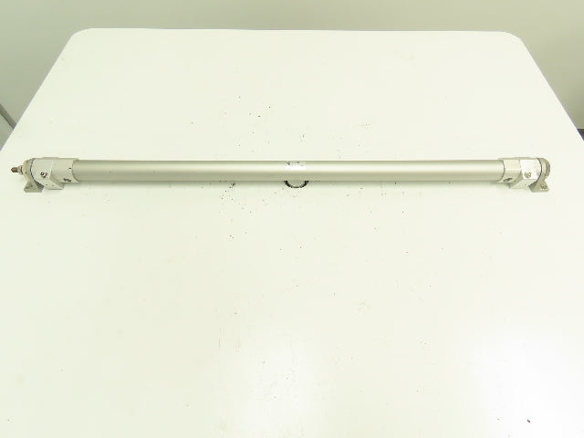 SMC RHCL32-M8755-730 High Power Pneumatic Air Cylinder 32mm x 730mm Foot Mount