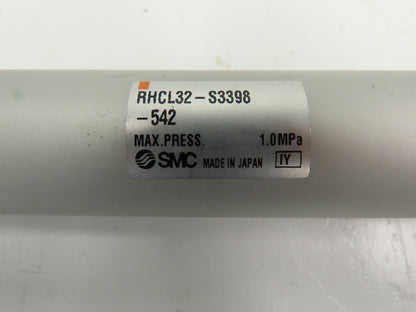 SMC RHCL32-S3398-542 High Power Pneumatic Air Cylinder 32mm x 542mm Foot Mount