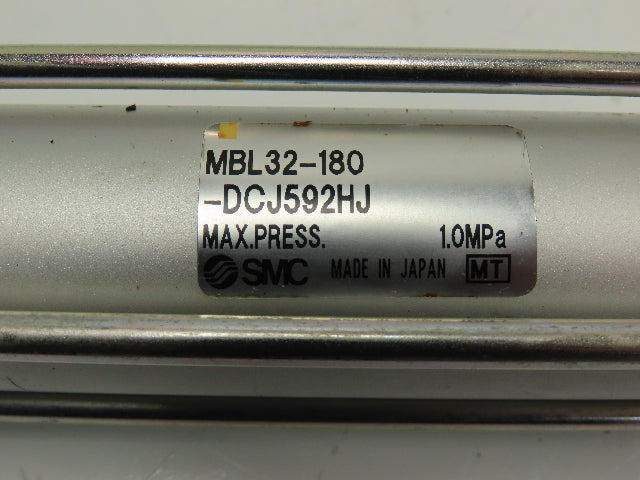 SMC MBL32-180-DCJ592HJ Pneumatic Double Acting Tie-Rod Air Cylinder 32mm x 180mm