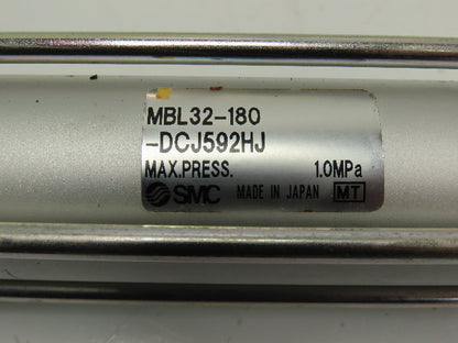 SMC MBL32-180-DCJ592HJ Pneumatic Double Acting Tie-Rod Air Cylinder 32mm x 180mm