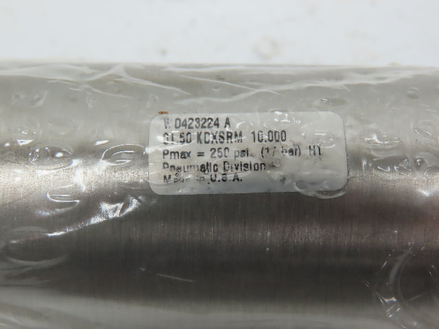 Parker 01.50-KDXSRM Pneumatic Double Rod Air Cylinder 1.5" Bore 10" Stroke