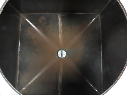 36" X 36" Portable Steel Bulk Material Bin Gravity Hopper With Fork Pockets