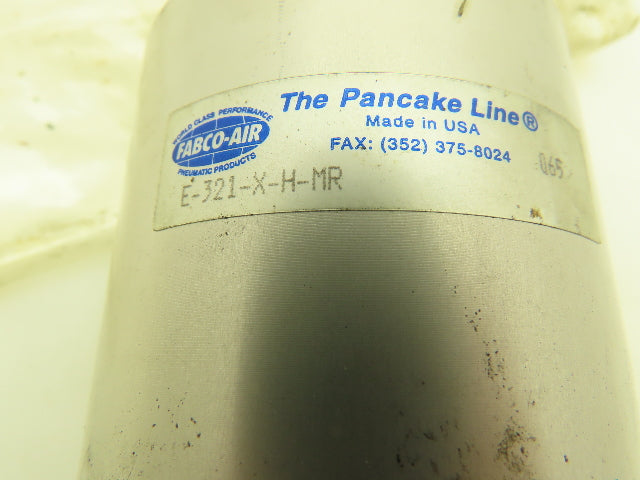 Fabco-Air E-321-X-H-MR The Pancake Line Pneumatic Cylinder Single Acting 2x1.5
