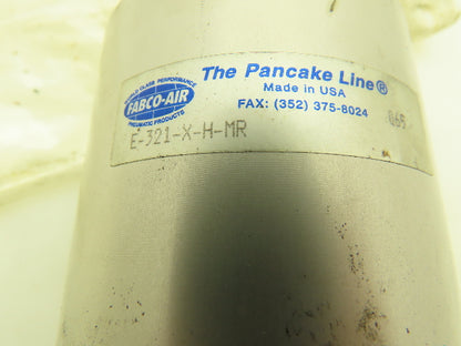 Fabco-Air E-321-X-H-MR The Pancake Line Pneumatic Cylinder Single Acting 2x1.5