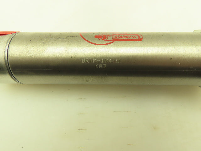 Bimba BRTM-174-D Pneumatic Air Cylinder Block Mounted SS 1 1/2" Bore x 4" Stroke